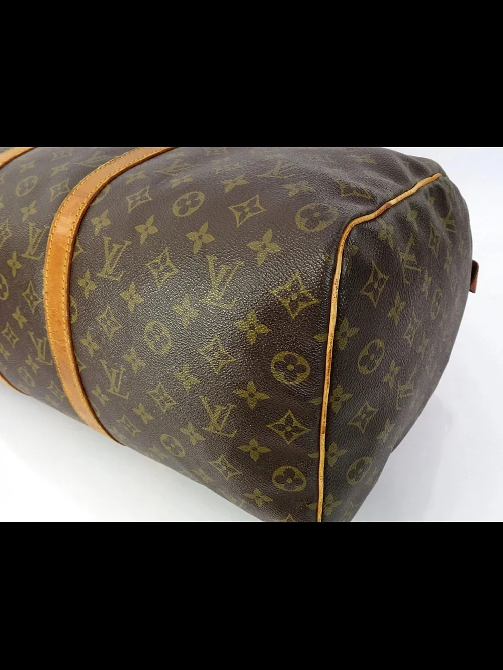Louis Vuitton Brown Monogram Keepall 50 Travel Duffle